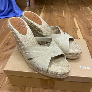 Christian Louboutin Espadrille Wedge Heel